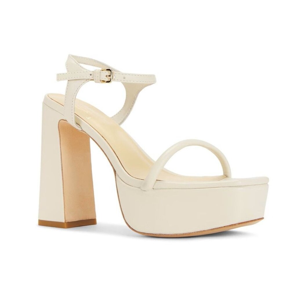 House of Harlow 1960 x REVOLVE Marlene Platforms in Ivory 9.5 With Box High heel